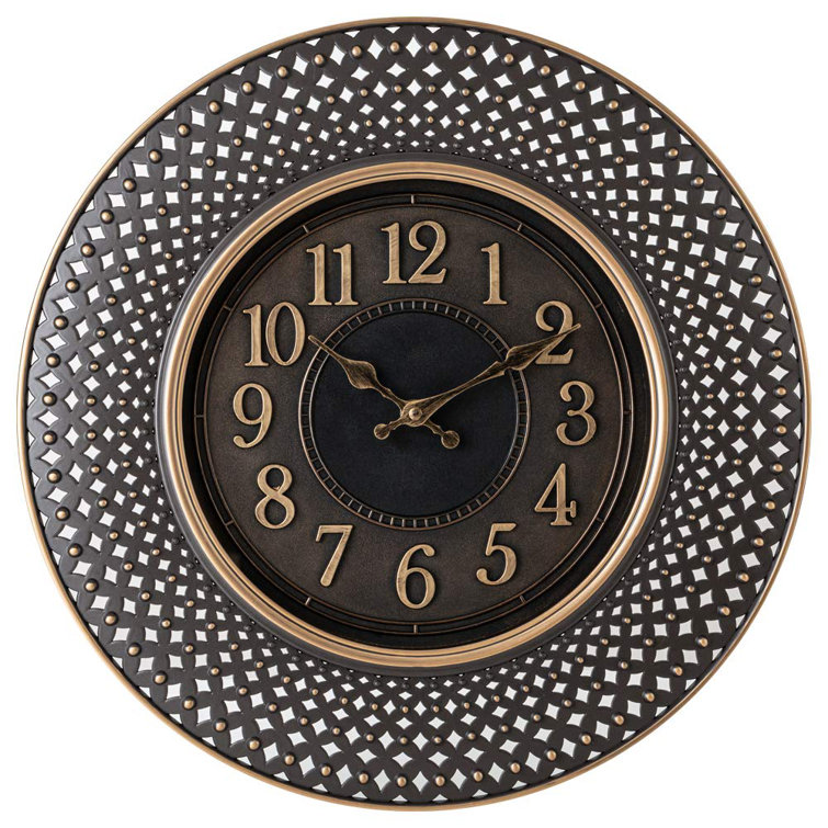 Canora Grey Neace 16" Wall Clock & Reviews Wayfair